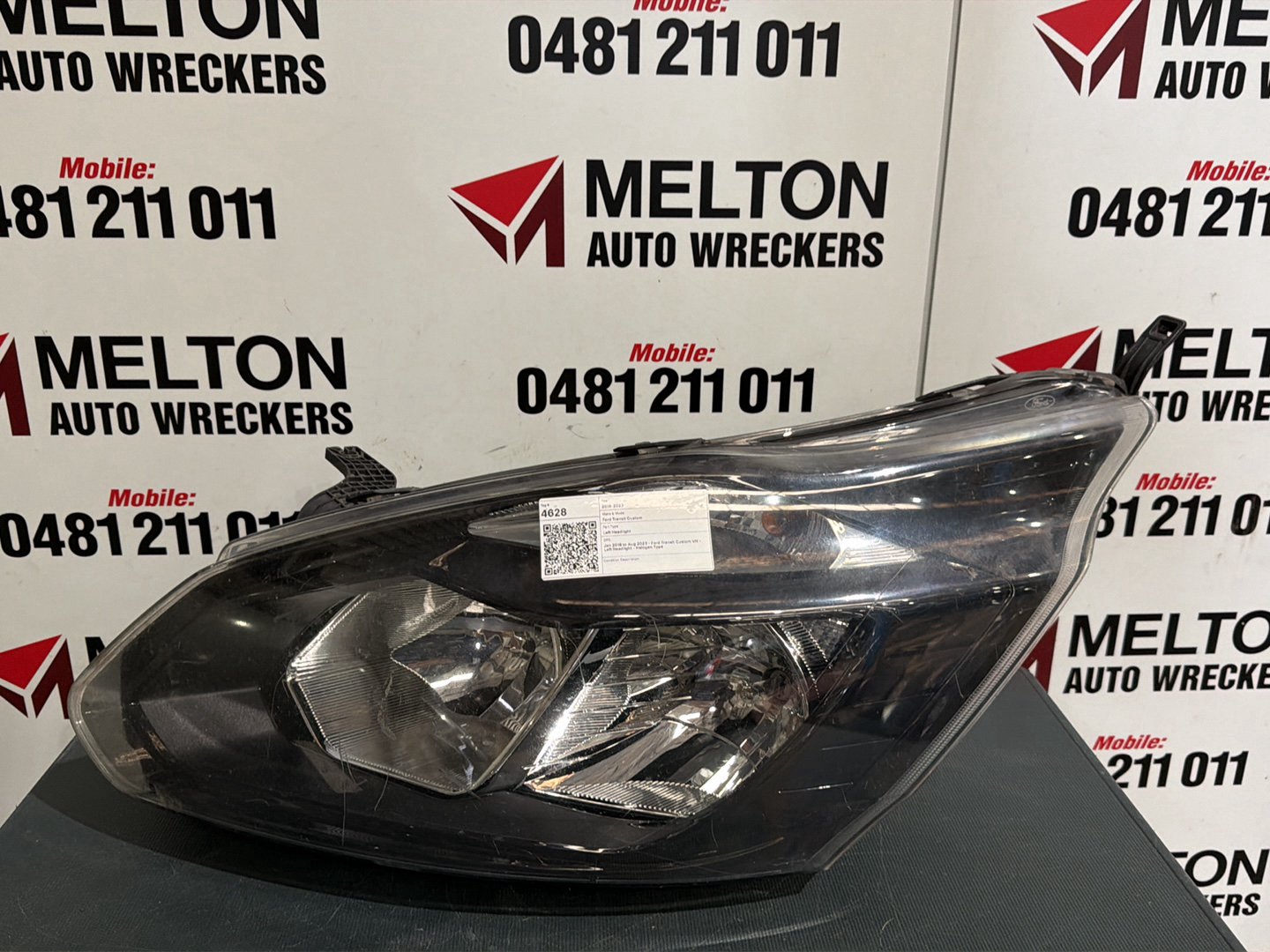 Jan 2018 to Aug 2023- Ford Transit Custom VN- Left Headlight- Halogen Type