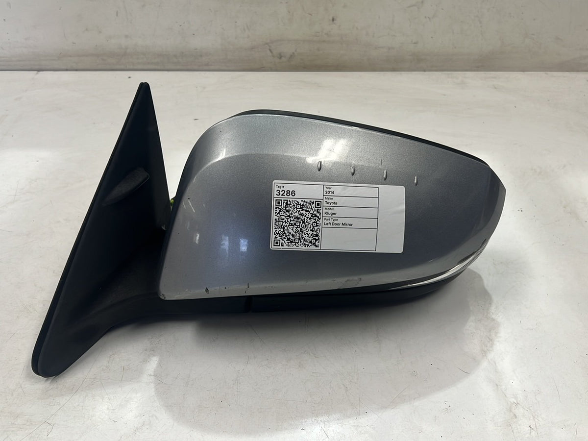 Dec 2013 to Oct 2016 - Toyota Kluger GX GXL GSU50 GSU55 - Left Door Mirror - Non-Heated Type, Non-Memory Type, Non-Blind Spot Monitor