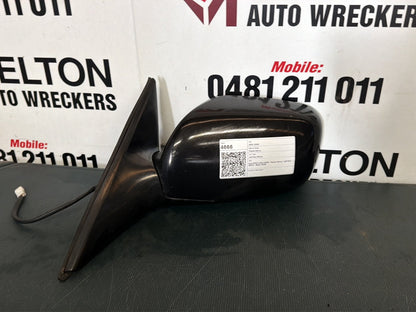 Aug 2002 to May 2006 - Toyota Camry - Left Door Mirror - Black, Sk36