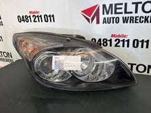 Jan 2008 to Apr 2012 - Hyundai i30 FD - Right Headlight - Black Insert Type