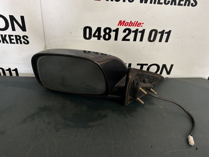 Aug 2002 to May 2006 - Toyota Camry - Left Door Mirror - Black, Sk36