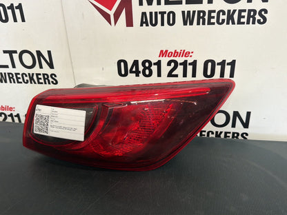 2015-2023 Mazda CX-3 DK Right Taillight Halogen Body Mounted OEM Replacement