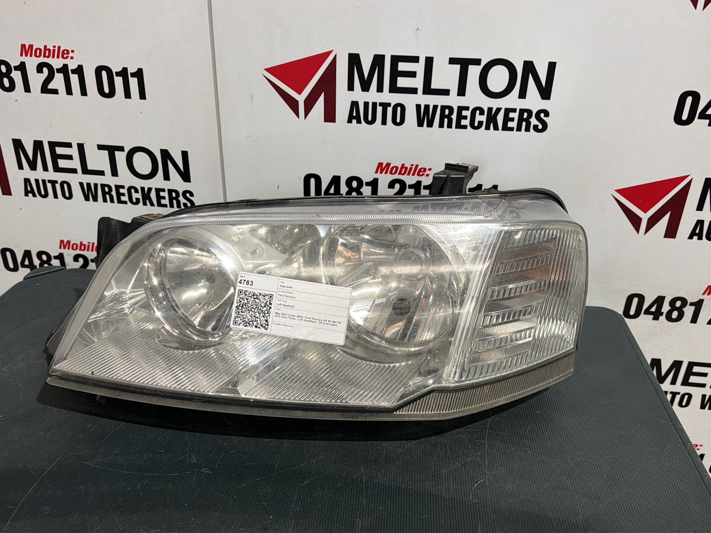 May 2004 to Apr 2009 - Ford Territory SX SY MkI TS Ghia Ghia Turbo - Left Headlight - Chrome Insert