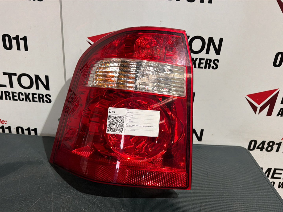 May 2004 to Apr 2009 - Ford Territory SX SY MkI - Left Taillight