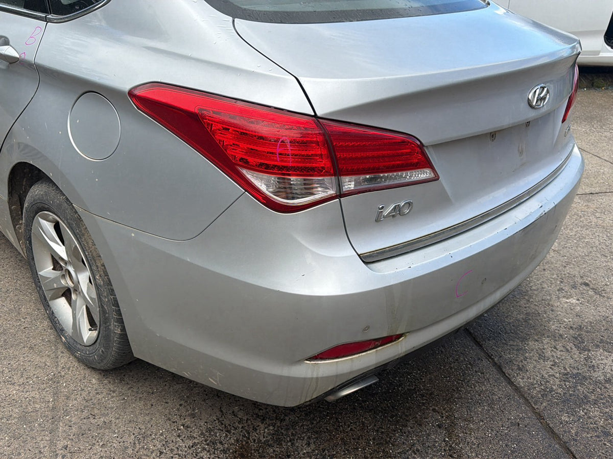 Apr 2012 to Dec 2019 - Hyundai i40 VF Sedan - Rear Bumper Cover - Non Park Sensor Type