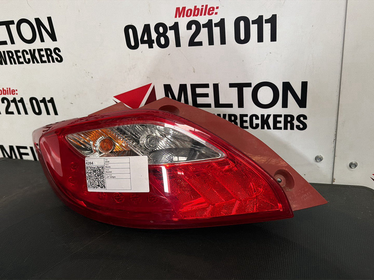 Sep 2007 to Sep 2014- Mazda Mazda2 DE Hatchback- Left Taillight