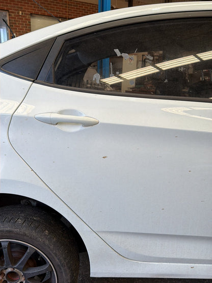 May 2011 to Dec 2019- Hyundai Accent RB Sedan- Right Rear Door