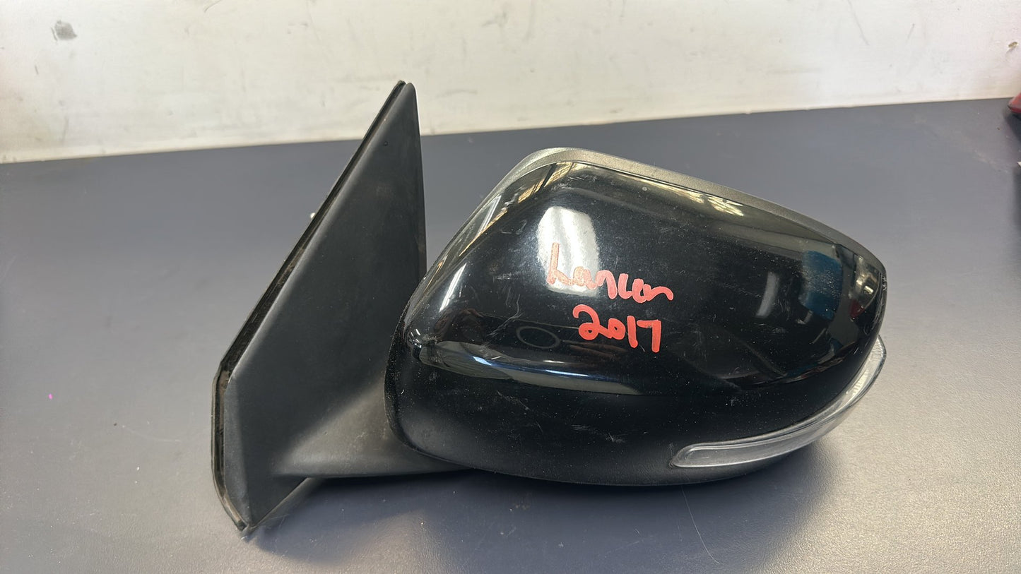 Jul 2014 to Dec 2017 - Mitsubishi Lancer CJ CF - Left Door Mirror - Manual Fold, Indicator