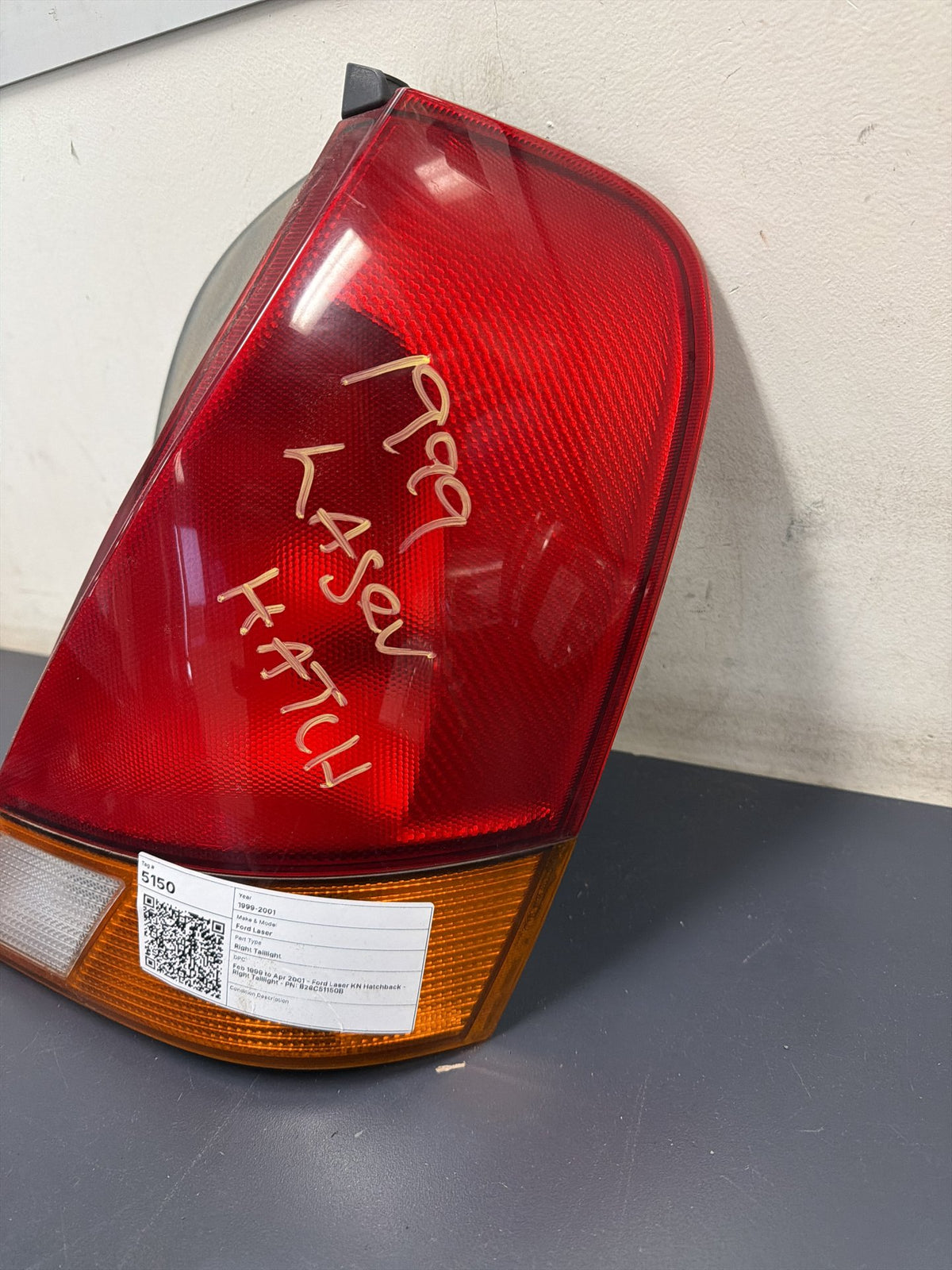 Feb 1999 to Apr 2001 - Ford Laser KN Hatchback - Right Taillight - PN: B28C51150B