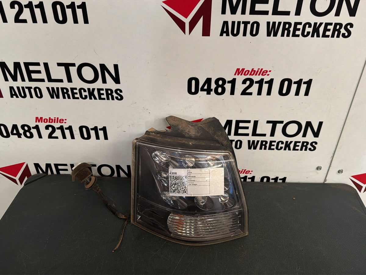 Nov 2006 to Oct 2012 - Mitsubishi Outlander ZG ZH - Left Taillight - Body Mounted