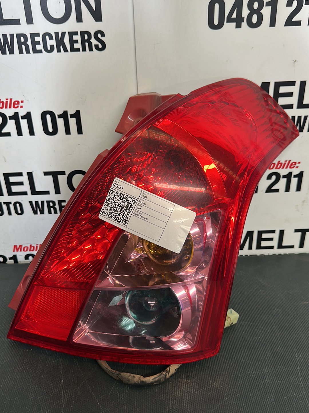 Jul 2007 to Feb 2011- Suzuki Swift RS415- Right Taillight- Standard Type