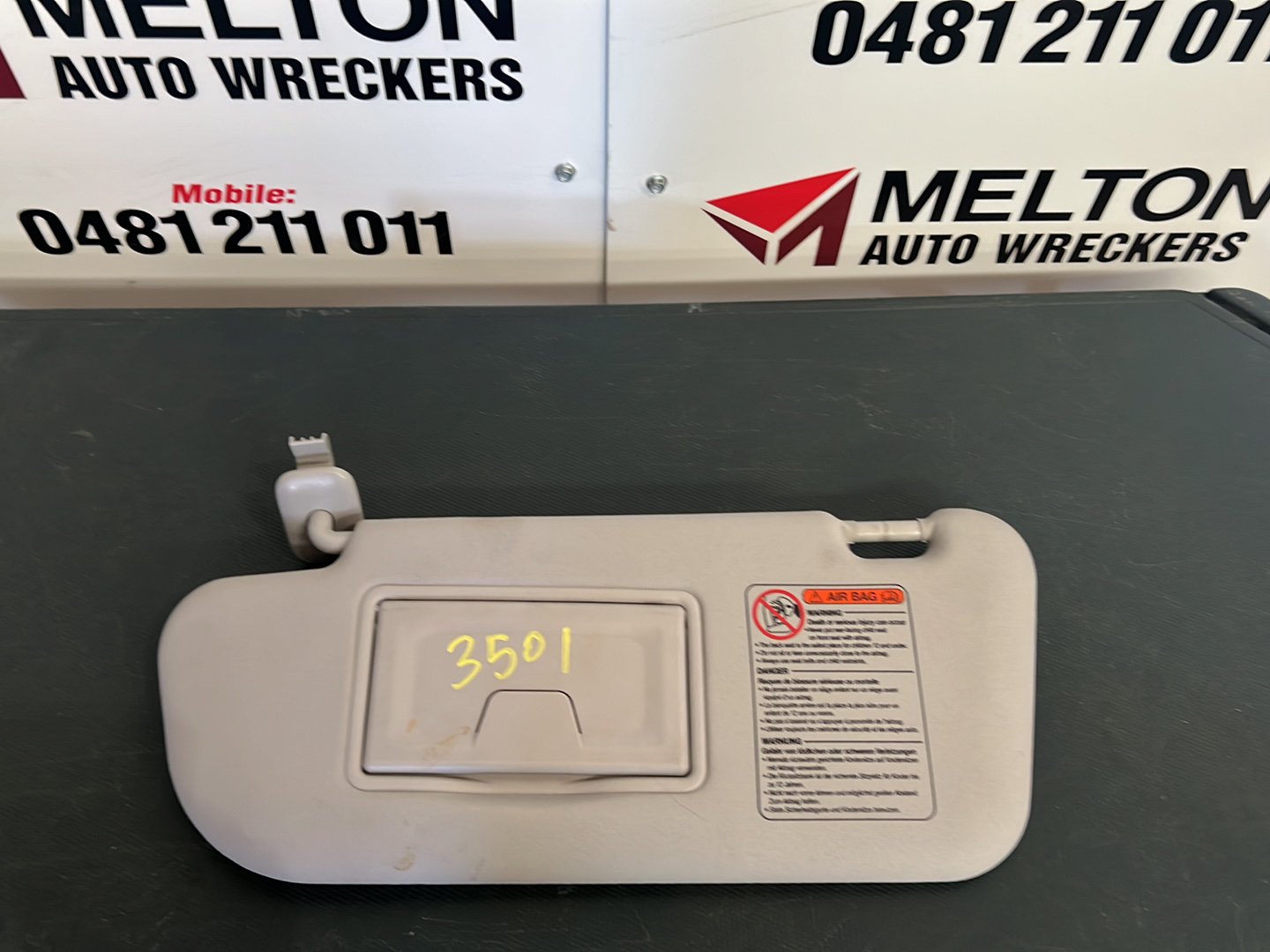 Mazda Mazda3 Sport BK Sedan Left Sun Visor