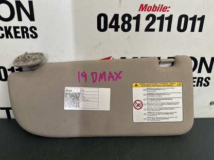 2019 Isuzu D-Max RC- Left Sun Visor