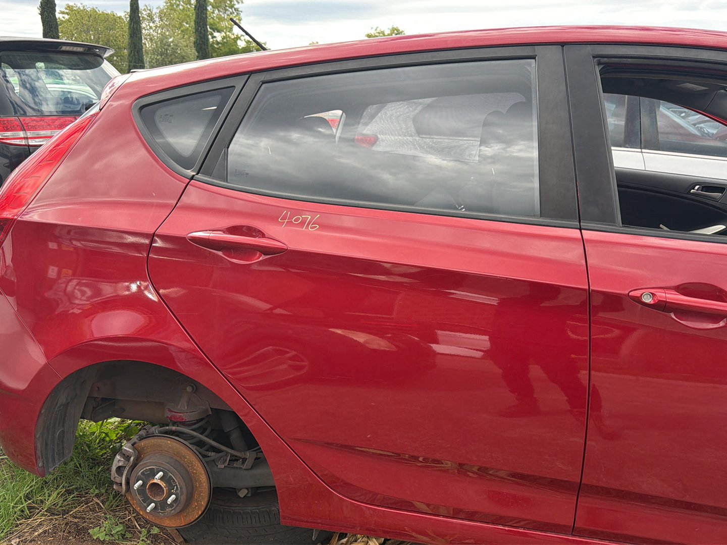 May 2011 to Dec 2019- Hyundai Accent RB Hatchback- Right Rear Door