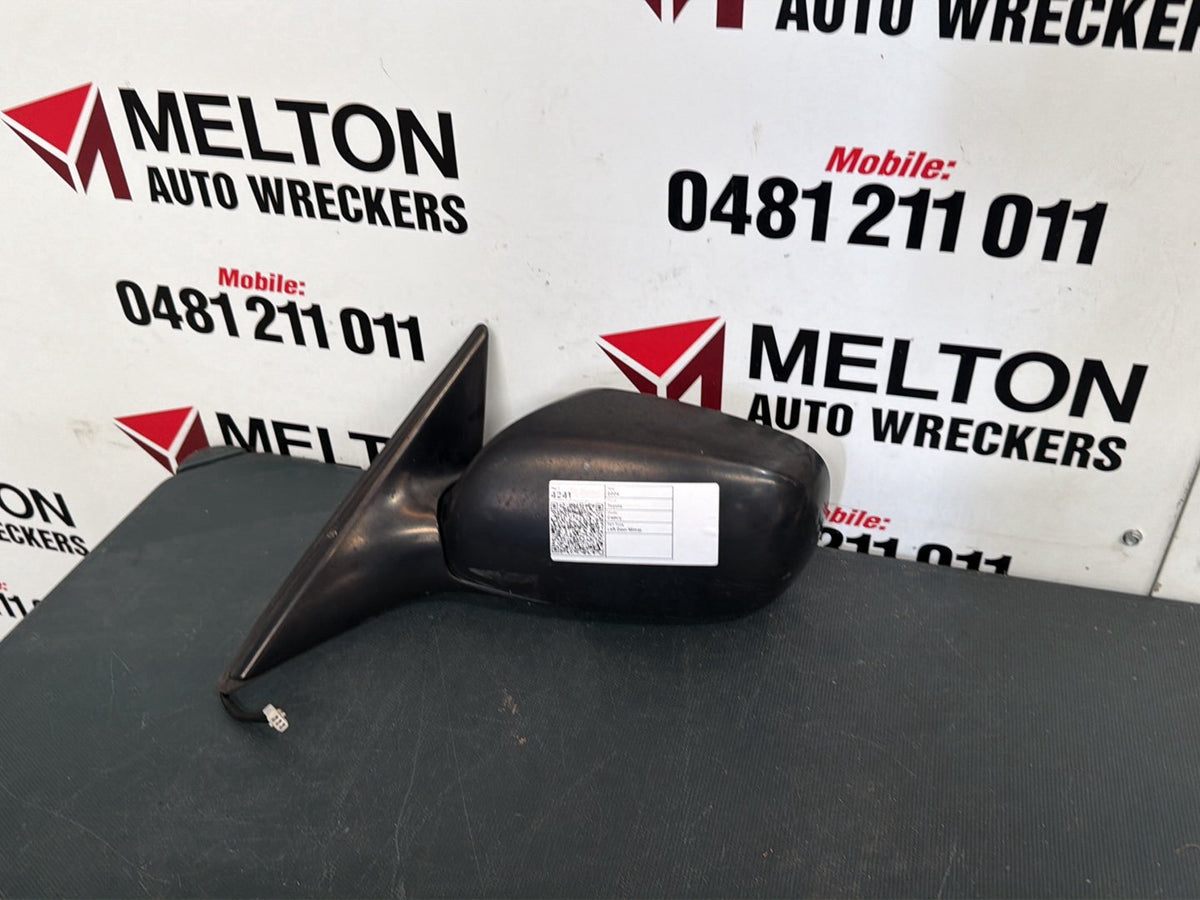 Aug 2002 to May 2006- Toyota Camry- Left Door Mirror- Black, Sk36