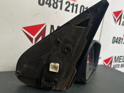 Oct 2003 to Apr 2009- Mazda Mazda3 BK Sedan Hatchback- Right Door Mirror- Power Adjust, 3 Wire, Non Mps