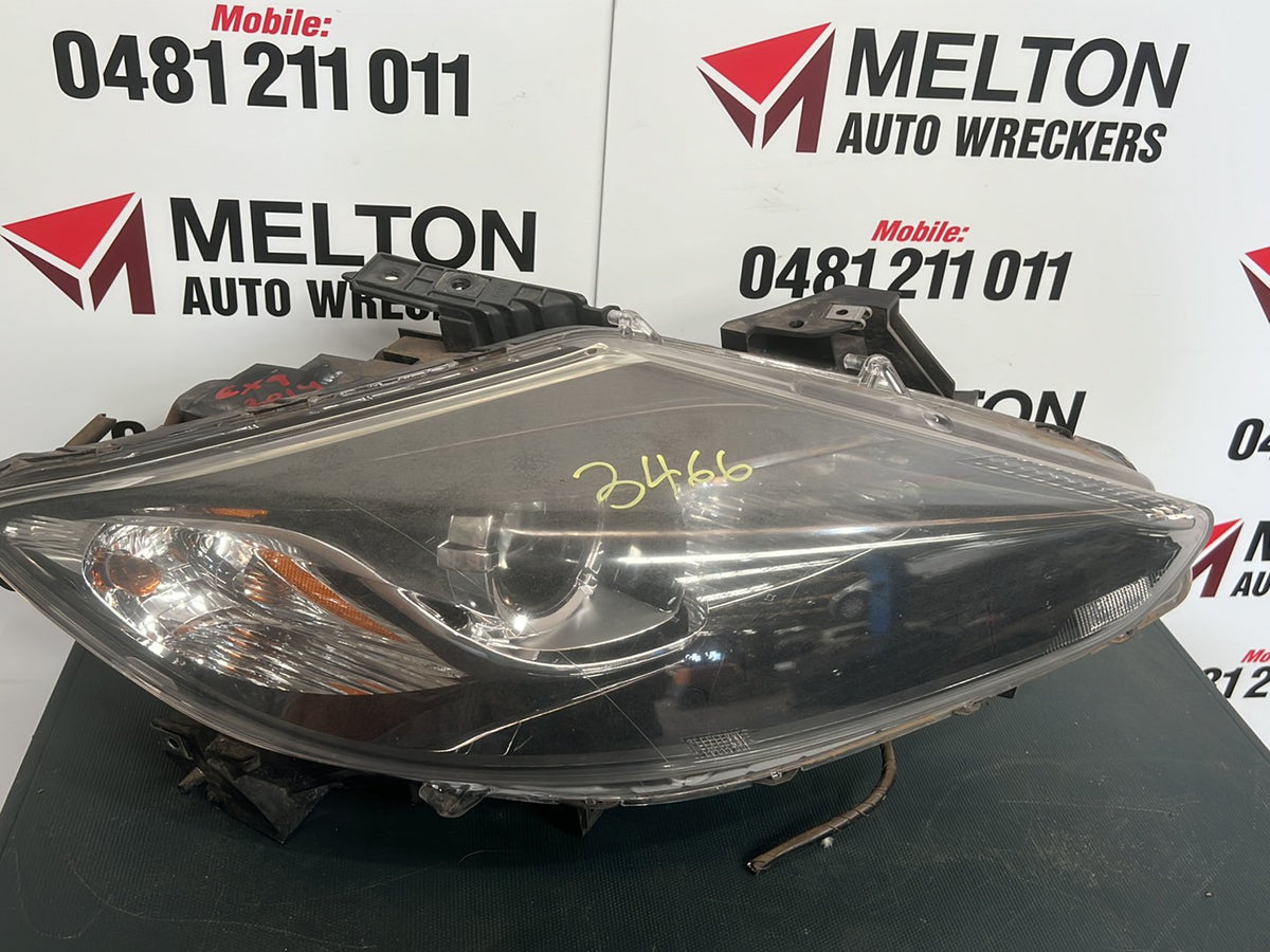 Oct 2012 to Dec 2015- Mazda CX-9 TB- Right Headlight- Halogen Type
