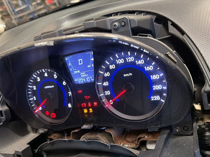 May 2011 to Dec 2019- Hyundai Accent RB Petrol Automatic- Instrument Cluster