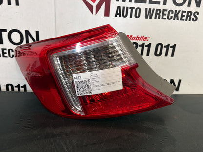 Nov 2011 to Mar 2015 - Toyota Camry AVV50 - Left Taillight - Body Mounted, Non Led Type