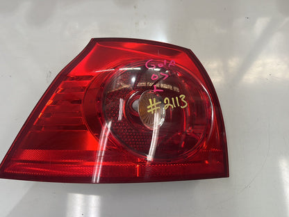 Left Taillight, 2007, Volkswagen, Golf