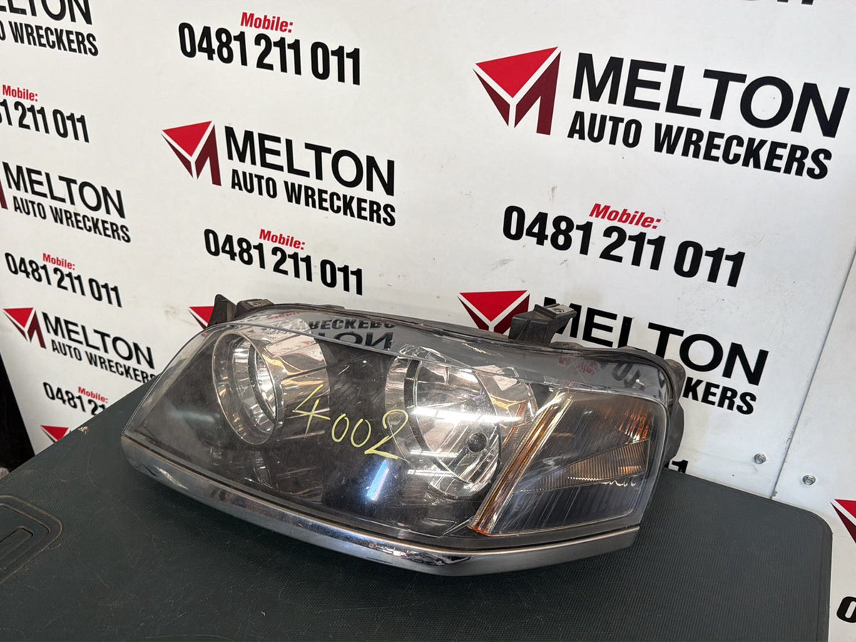 May 2009 to Apr 2011- Ford Territory SY MkII TX- Left Headlight- Black Insert Type