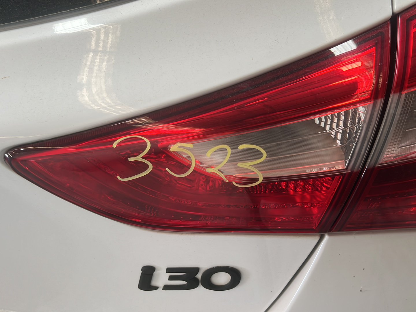 2013 Hyundai i30 GD Hatchback Right Taillight on Bootlid/Tailgate