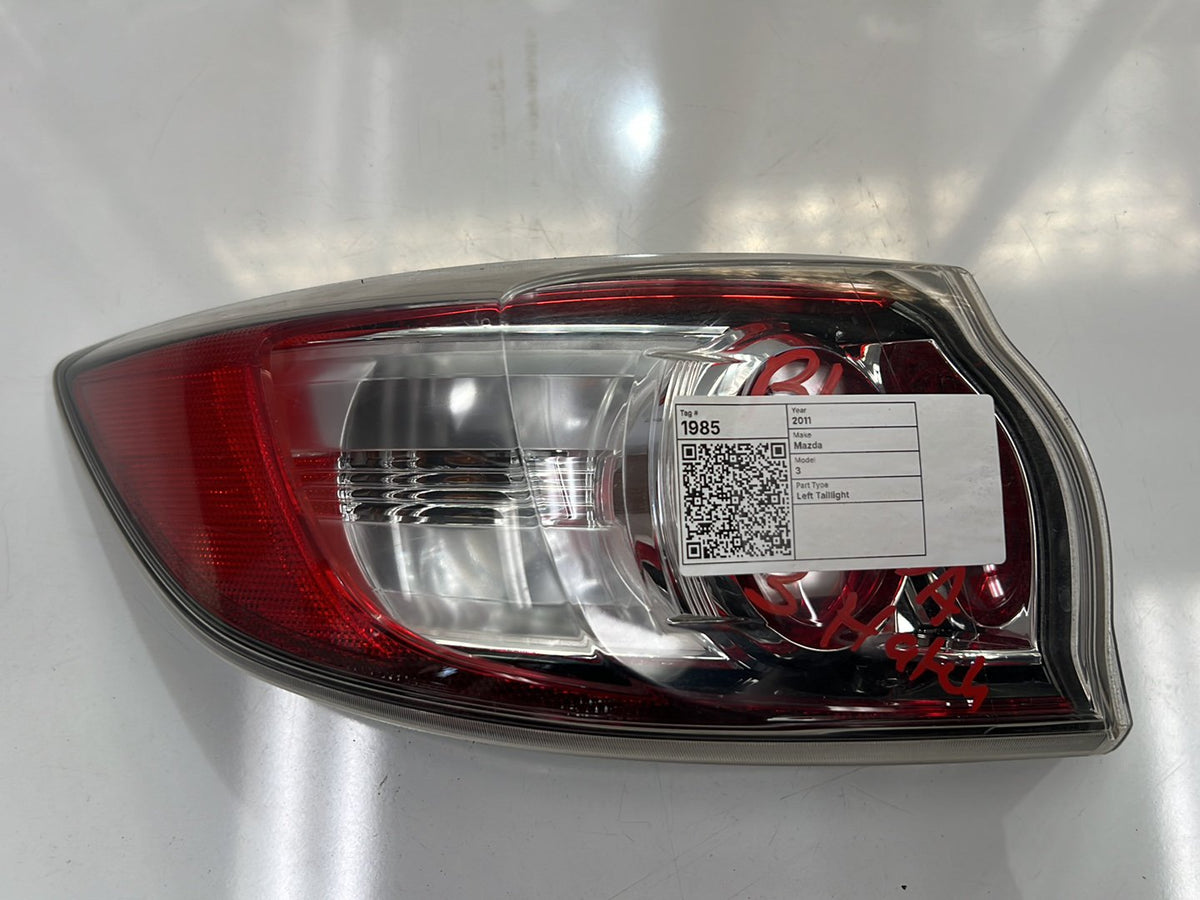 2011 Mazda 3 BL - Left Taillight