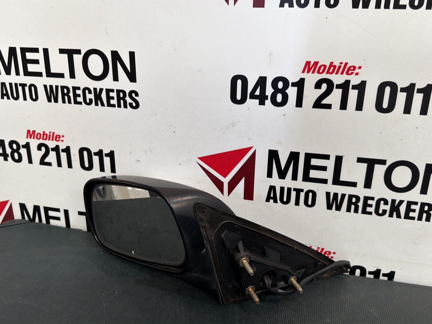 Aug 2002 to May 2006- Toyota Camry- Left Door Mirror- Black, Sk36