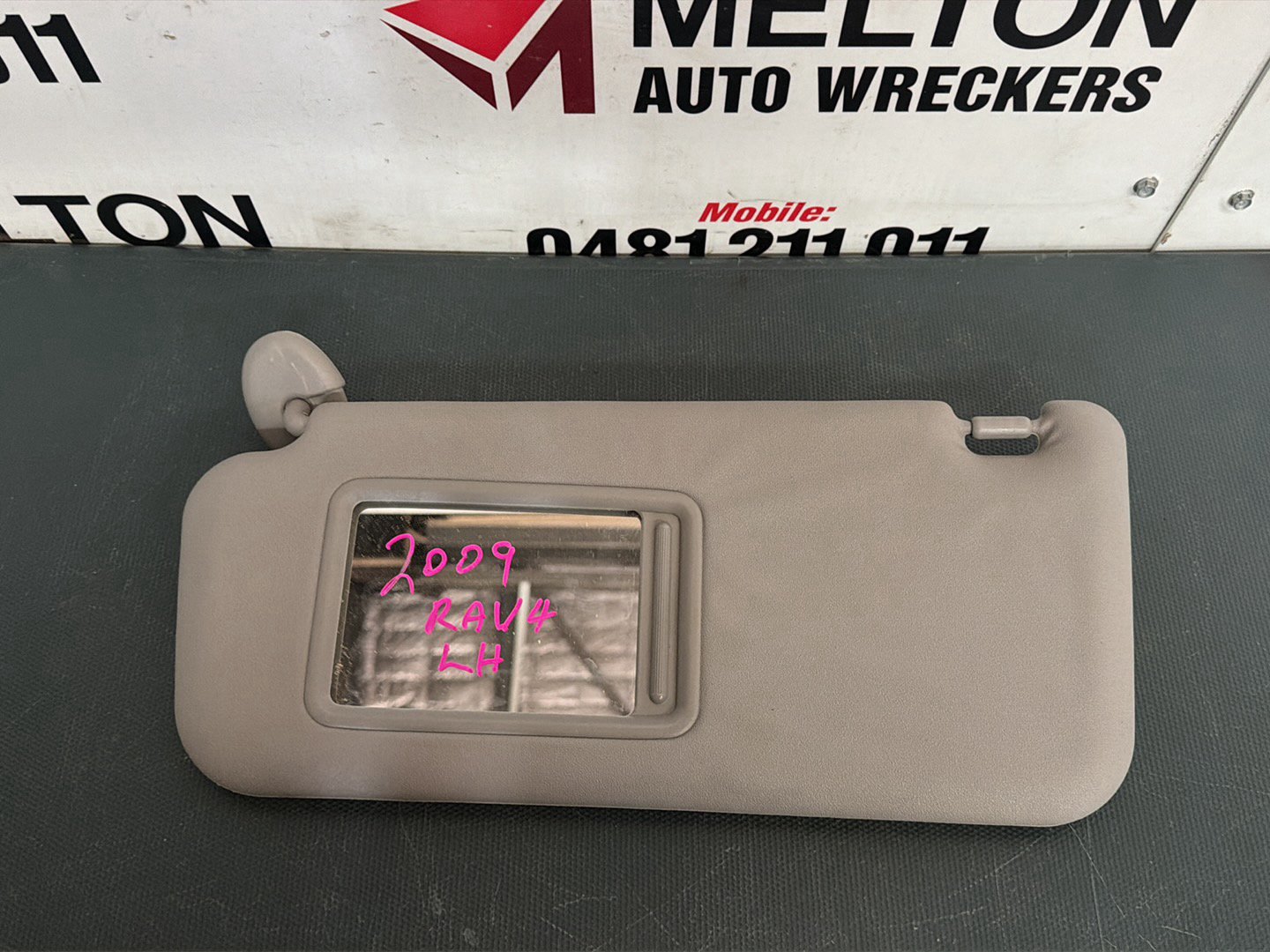 Nov 2005 to Nov 2012- Toyota RAV4 ACA33 ACA38- Left Sun Visor
