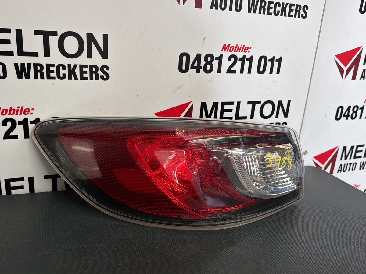 Apr 2009 to Oct 2013- Mazda Mazda3 BL Sedan- Left Taillight- Standard Type