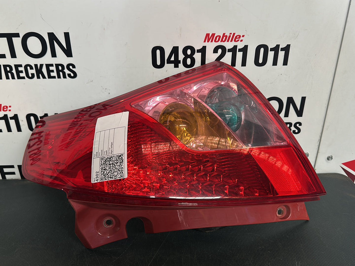 Jul 2007 to Feb 2011- Suzuki Swift RS415- Right Taillight- Standard Type