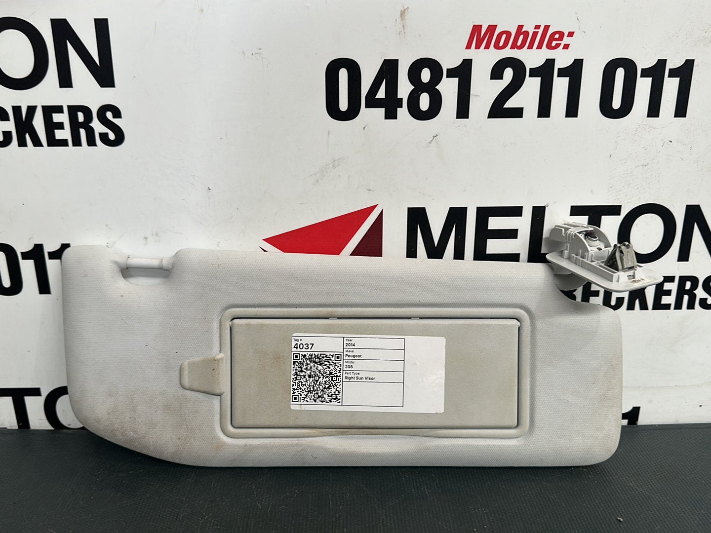 2014 Peugeot 208 A9- Right Sun Visor