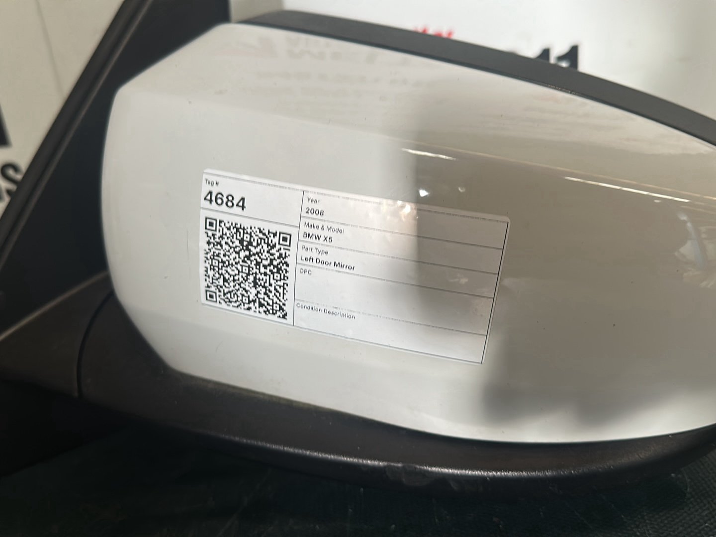 2008 BMW X5 Left Door Mirror
