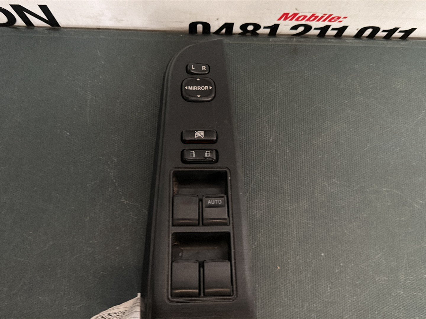 Nov 2011 to Oct 2017- Toyota Camry ASV50 Right Front Master Power Window Switch