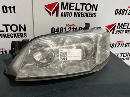 May 2004 to Apr 2009 - Ford Territory SX SY MkI TS Ghia Ghia Turbo - Left Headlight - Chrome Insert