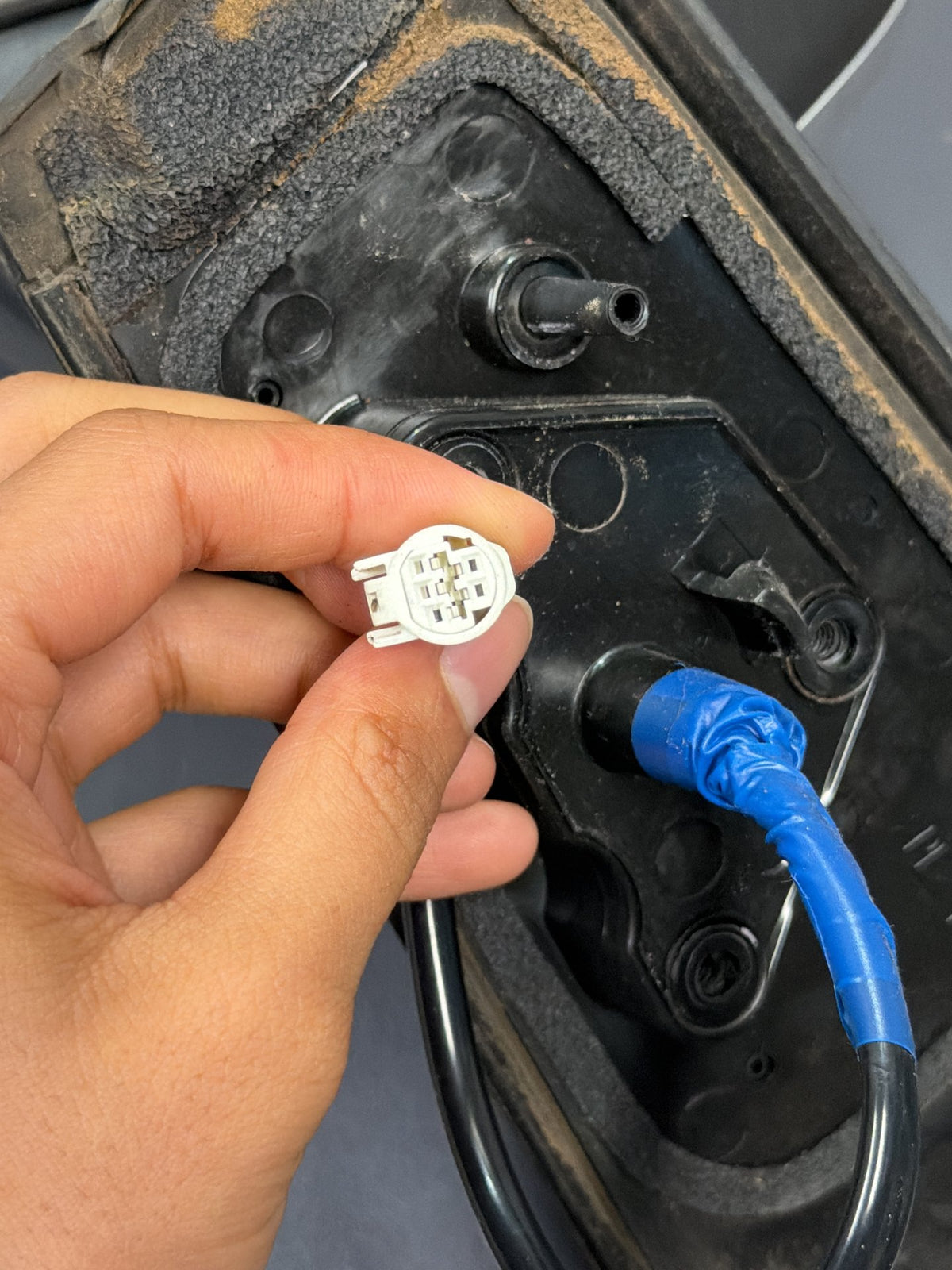 Aug 2011 to Dec 2019 - Toyota Yaris NCP13# Hatchback - Left Door Mirror - Non-Heated Type