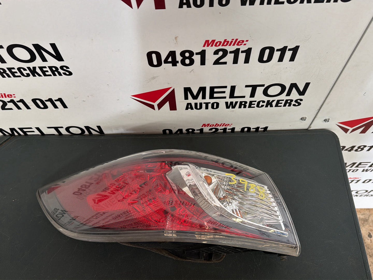 Apr 2009 to Oct 2013- Mazda Mazda3 BL Sedan- Left Taillight- Standard Type