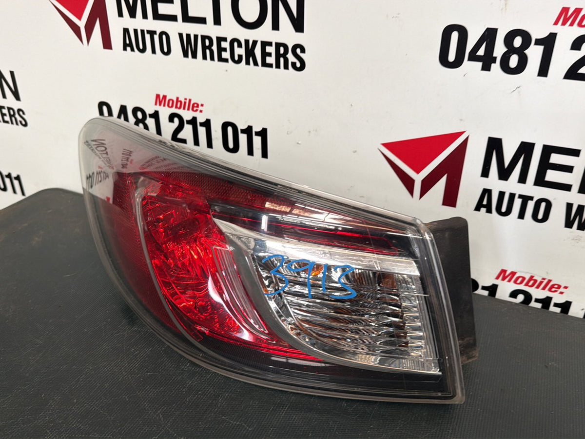 Apr 2009 to Oct 2013 - Mazda Mazda3 BL Sedan - Left Taillight - Standard Type