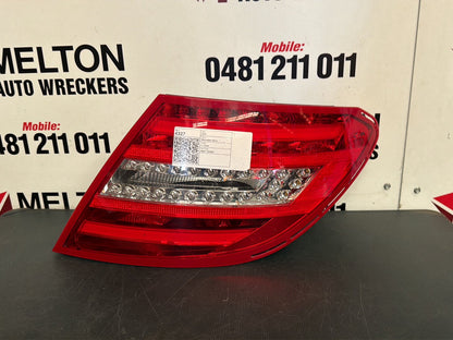 2011- 2014 MERCEDES C CLASS RIGHT TAILLIGHT W204, SEDAN, LED TYPE, 03/11-07/14