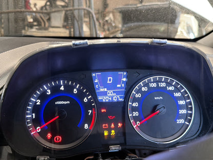 May 2011 to Dec 2019- Hyundai Accent RB Petrol Automatic- Instrument Cluster