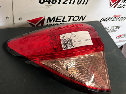 Dec 2014 to Jun 2018 - Honda HR-V VTi RU5 - Left Taillight - Led, Non Optical Guide Type