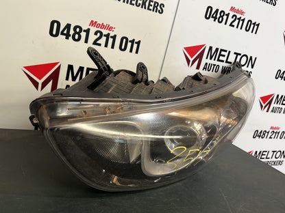 Mar 2012 to Feb 2017 - Hyundai i30 GD Hatchback 5 Door - Left Headlight - Halogen Type