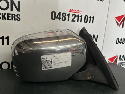 Jul 2006 to Apr 2015- Mitsubishi Triton ML MN- Right Door Mirror- Power Adjust, Non-Indicator, Chrome