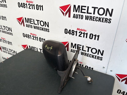 Jul 2006 to Apr 2015- Mitsubishi Triton ML MN- Right Door Mirror- Power Adjust, Black
