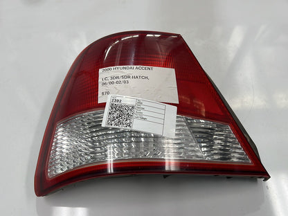 2000 Hyundai Accent LC - Left Taillight