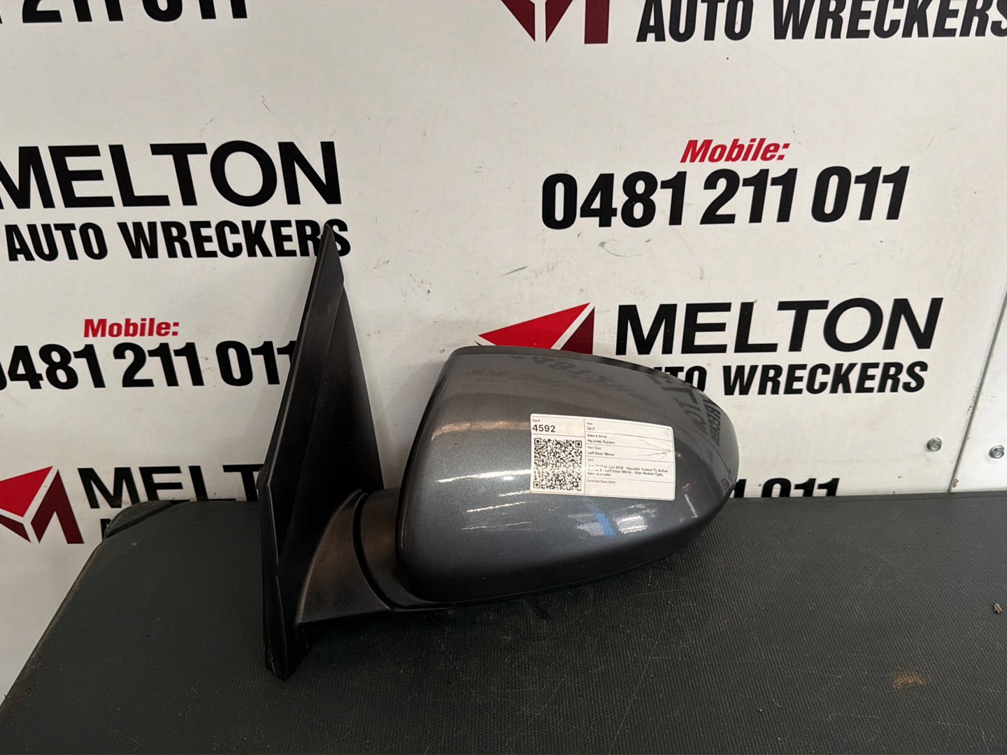 Jun 2015 to Jun 2018- Hyundai Tucson TL Active Active X- Left Door Mirror- Non-Heated Type, Non-Indicator