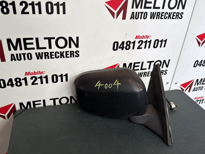 Jul 2006 to Apr 2015- Mitsubishi Triton ML MN- Right Door Mirror- Power Adjust, Black