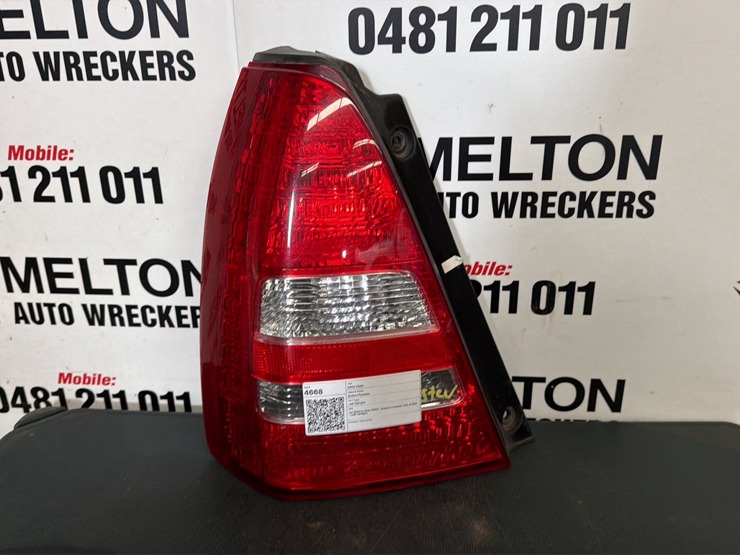 Jul 2002 to May 2005 - Subaru Forester VIN JF2SG - Left Taillight