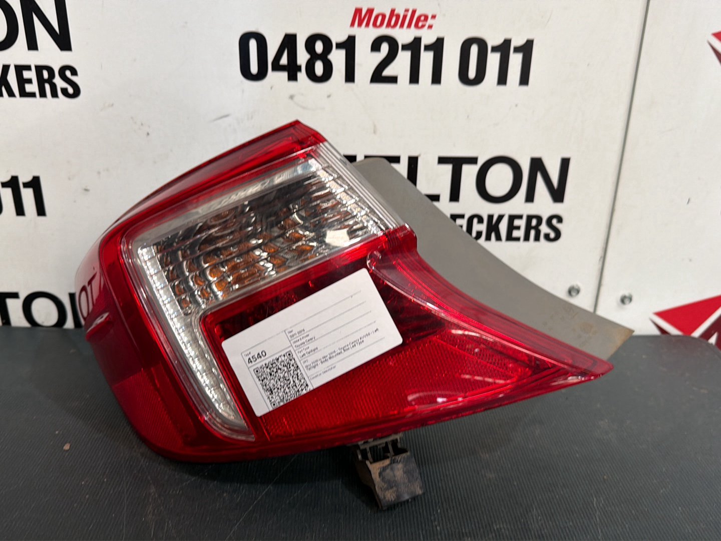 2011- 2015 Toyota Camry AVV50- Left Taillight- Body Mounted, Non Led Type