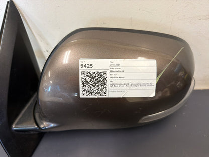 Jul 2013 to Dec 2024 - Mitsubishi ASX XB XC XD - Left Door Mirror - Non-Blind Spot Monitor, Indicator